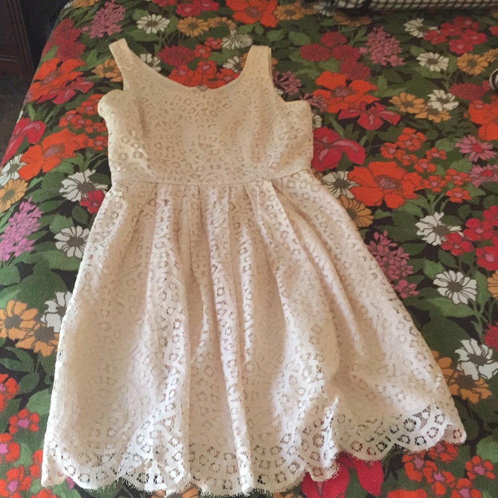 J crew lace dress